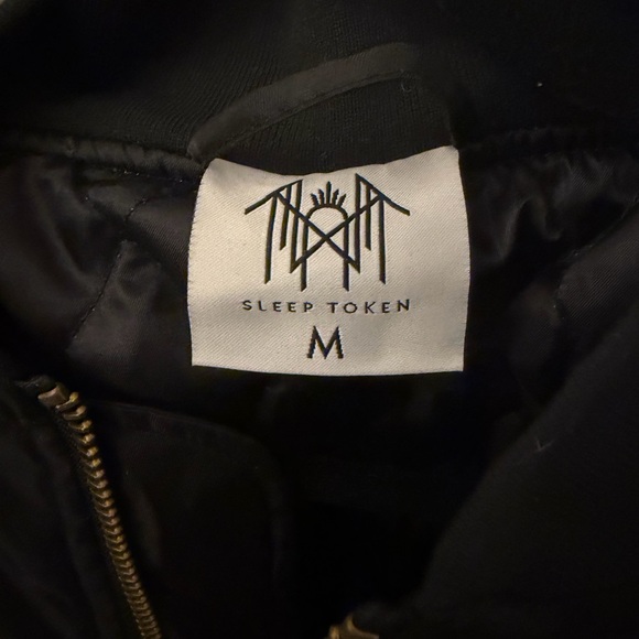 Sleep Token Black Bomber Jacket from Tour - Picture 3 of 5